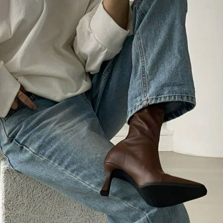 Gubotare Snow Boots Women s Parallel-Zip Up Wedge Casual Comfort Ankle Boot Fashion Brown 6.50
Gubotare Snow Boots Women s Parallel-Zip Up Wedge Casual Comfort Ankle Boot Fashion Brown 6.50