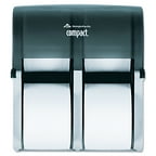 Georgia Pacific Professional Compact Four Roll Coreless Tissue Dispenser, 11 7/8 x13 7/8 x 7 1/2, Smoke
