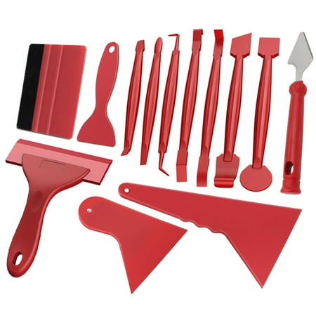 NICEXMAS 13PCS/Set Car Film Tool Trim Modification Kit Car Scrapper Spudger Crowbar Repair Removal Tool (Red)
NICEXMAS 13PCS/Set Car Film Tool Trim Modification Kit Car Scrapper Spudger Crowbar Repair Removal Tool (Red)