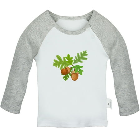 Nature Pattern Acorn T shirt For Baby Newborn Babies T-shirts Infant Tops 0-24M Kids Graphic Tees Clothing (Long Gray Raglan T-shirt 18-24 Months)
Nature Pattern Acorn T shirt For Baby Newborn Babies T-shirts Infant Tops 0-24M Kids Graphic Tees Clothing (Long Gray Raglan T-shirt 18-24 Months)