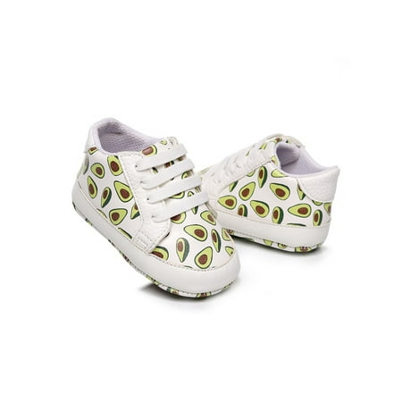 Gomelly Unisex Baby Crib Shoe Rubber Sole Sneakers Prewalker First Walking Shoes Comfort Casual Sneaker Newborn Toddler Boys & Girls Flats White Avocado 4C 
Gomelly Unisex Baby Crib Shoe Rubber Sole Sneakers Prewalker First Walking Shoes Comfort Casual Sneaker Newborn Toddler Boys & Girls Flats White Avocado 4C