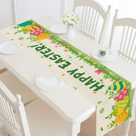 MRULIC Table Cloth Creative Easter Polyester Cotton Printed Table Flag Table Decorations + F
MRULIC Table Cloth Creative Easter Polyester Cotton Printed Table Flag Table Decorations + F