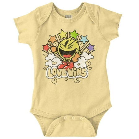 PACMAN Vintage Pride Love Wins Romper Boys or Girls Infant Baby Brisco Brands 24M
PACMAN Vintage Pride Love Wins Romper Boys or Girls Infant Baby Brisco Brands 24M