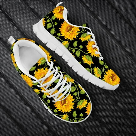 Sport Jogging Running Shoes For Women Nurse Walk Casual Shoes Sunflower Print Air Mesh Lightweight Ladies Sneakers Woman Flats 
Sport Jogging Running Shoes For Women Nurse Walk Casual Shoes Sunflower Print Air Mesh Lightweight Ladies Sneakers Woman Flats