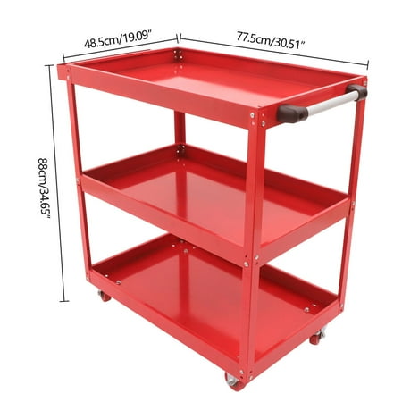 Heavy Duty Tool Cart With Wheels Work Bench Steel Utility Service Shop Garden
Heavy Duty Tool Cart With Wheels Work Bench Steel Utility Service Shop Garden