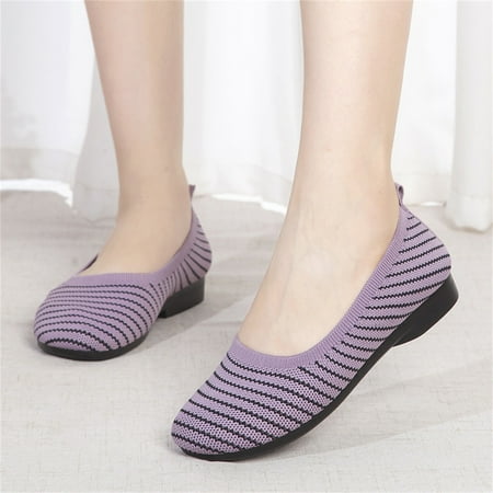 Cathalem Ladies Shoes Fashion All Shallow Mouth Lightweight Elastic Cloth Shoes Casual Shoes for Women with Arch Support Purple 7.5
Cathalem Ladies Shoes Fashion All Shallow Mouth Lightweight Elastic Cloth Shoes Casual Shoes for Women with Arch Support Purple 7.5