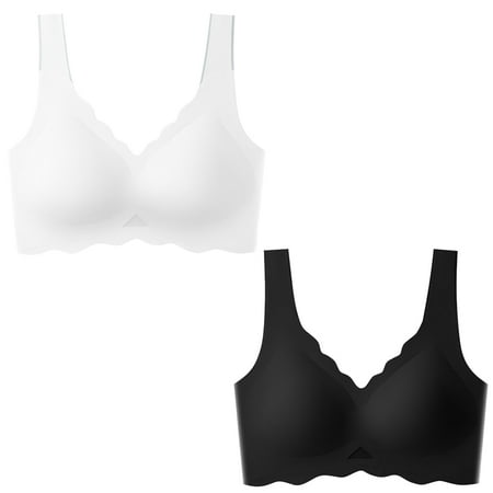 Ladies big breasts show small breasts thin Latex seamless underwear bra