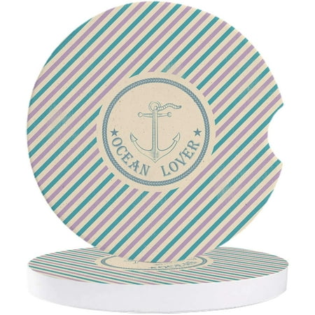 FMSHPON Nautical Style Anchor Striped Set of 6 Car Coaster for Drinks Absorbent Ceramic Stone Coasters Cup Mat with Cork Base for Home Kitchen Room Coffee Table Bar Decor
FMSHPON Nautical Style Anchor Striped Set of 6 Car Coaster for Drinks Absorbent Ceramic Stone Coasters Cup Mat with Cork Base for Home Kitchen Room Coffee Table Bar Decor