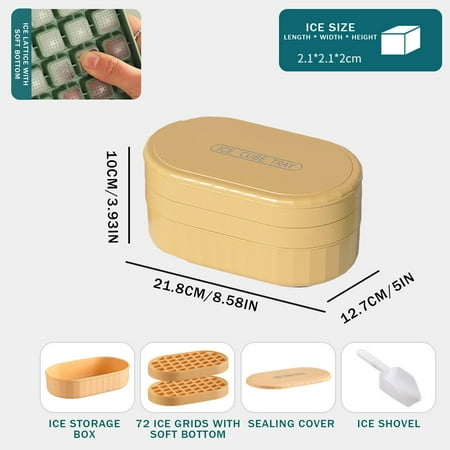 KUNPENG Ice Mould Silica Gel Ice Lattice Ice Box Ice Storage De Decor 
KUNPENG Ice Mould Silica Gel Ice Lattice Ice Box Ice Storage De Decor