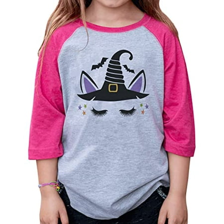 7 ate 9 Apparel Kids Happy Halloween Shirts - Cute Unicorn Witch Face - Pink Shirt 6 Months
7 ate 9 Apparel Kids Happy Halloween Shirts - Cute Unicorn Witch Face - Pink Shirt 6 Months