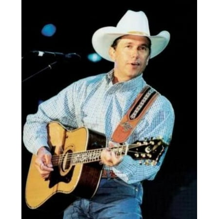George Strait Poster Guitar 24in x36in