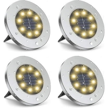 Solar ground light waterproof solar disc light garden light outdoor landscape lighting disc light sidewalk lawn garden driveway sidewalk disc light/Warm color/16 LED
Solar ground light waterproof solar disc light garden light outdoor landscape lighting disc light sidewalk lawn garden driveway sidewalk disc light/Warm color/16 LED
