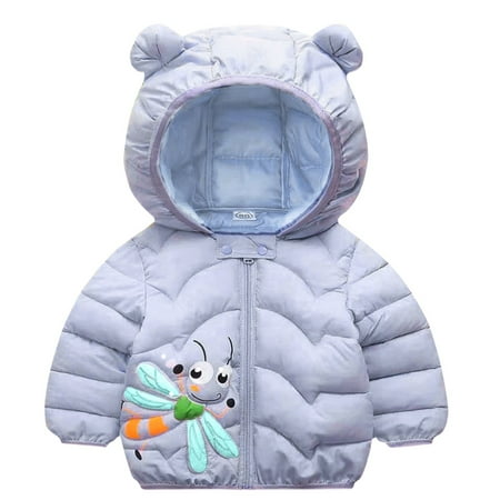 Toddler Boys Girls Winter Windproof Cartoon Bee Prints Bear Ears Hooded Coat Jacket Kids Warm Outerwear Warm Outwear For 4-5 Years
Toddler Boys Girls Winter Windproof Cartoon Bee Prints Bear Ears Hooded Coat Jacket Kids Warm Outerwear Warm Outwear For 4-5 Years