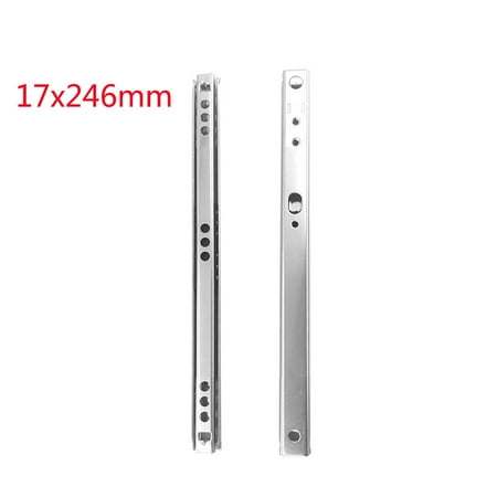 amousa New Drawer Runners Ball Bearing 17mm All Sizes
