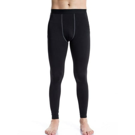 Clearance!Men s Soft Plush Thick Long Johns Tight Pants Sleepwear