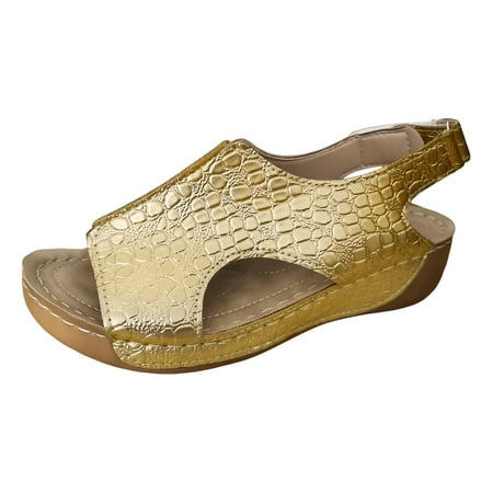 Fandiiiii for Women Sandals Closed Toe Ladies Summer Retro Solid Colour Leather Slope Heel Thick Bottom Large Size Fish Mouth Sandals
Fandiiiii for Women Sandals Closed Toe Ladies Summer Retro Solid Colour Leather Slope Heel Thick Bottom Large Size Fish Mouth Sandals