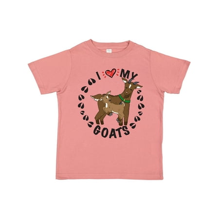 Inktastic I Heart My Goats with Cute Goats and Hoof Prints Gift Toddler Boy or Toddler Girl T-Shirt
Inktastic I Heart My Goats with Cute Goats and Hoof Prints Gift Toddler Boy or Toddler Girl T-Shirt