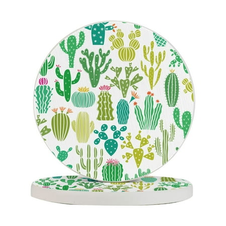 Circular Drink Coasters Set Cactus Pattern Beautiful Home Decor Diatomite Heat-Resistant Diatomite Protect Table Countertop
Circular Drink Coasters Set Cactus Pattern Beautiful Home Decor Diatomite Heat-Resistant Diatomite Protect Table Countertop