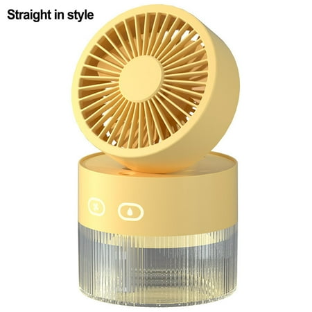 Fan Usb Small Fan Desktop Fan Can Be Folded Spray Humidification Cold Wind