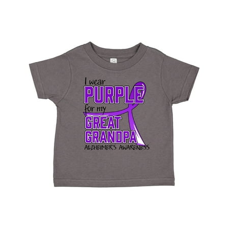 Inktastic I Wear Purple for My Great Grandpa- Alzheimers Awareness Gift Toddler Boy or Toddler Girl T-Shirt
Inktastic I Wear Purple for My Great Grandpa- Alzheimers Awareness Gift Toddler Boy or Toddler Girl T-Shirt
