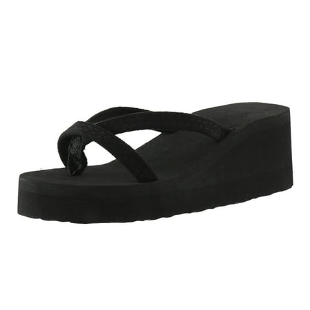 Sandals Women Comfortable Shoes Wedge Thick Sole Flip Flops Fashion Comfortable Soft Beach Flip Sandals Shoes For Women Heels
Sandals Women Comfortable Shoes Wedge Thick Sole Flip Flops Fashion Comfortable Soft Beach Flip Sandals Shoes For Women Heels