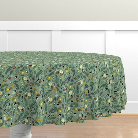 Cotton Sateen Tablecloth 90 Round - Little Garden Butterfly Daisies Bees Daffodil Print Custom Table Linens by Spoonflower
Cotton Sateen Tablecloth 90 Round - Little Garden Butterfly Daisies Bees Daffodil Print Custom Table Linens by Spoonflower