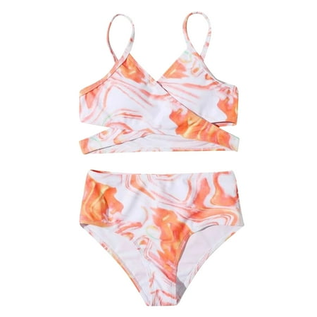 NECHOLOGY Girls Swimsuit Size 12 plus Cute Swimsuit Dyeing To Girls Printing Summer Floral Crisscross Girls Swim Suit Size 16 Swimwear Orange 11-12 Years
NECHOLOGY Girls Swimsuit Size 12 plus Cute Swimsuit Dyeing To Girls Printing Summer Floral Crisscross Girls Swim Suit Size 16 Swimwear Orange 11-12 Years