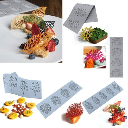 jiaroswwei Fondant Mould Space-saving 3D Silicone Leaves Shape Lace Chocolate Cake Dessert Mold for Cake Making
jiaroswwei Fondant Mould Space-saving 3D Silicone Leaves Shape Lace Chocolate Cake Dessert Mold for Cake Making