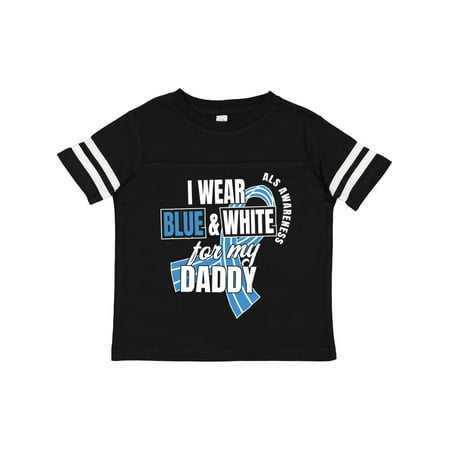 Inktastic I Wear Blue and White for My Daddy ALS Awareness Gift Toddler Boy or Toddler Girl T-Shirt
Inktastic I Wear Blue and White for My Daddy ALS Awareness Gift Toddler Boy or Toddler Girl T-Shirt