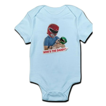 CafePress - Power Rangers Who s The Daddy - Baby Light Bodysuit