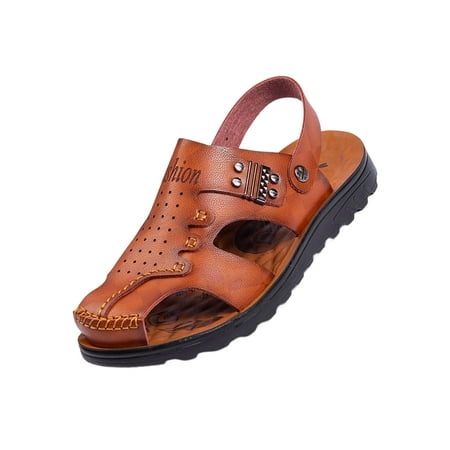SIMANLAN Mens Sandals Slip On Slide Sandal Beach Casual Shoes Outdoor Comfortable Shoe Driving Summer Brown 1# 8.5
SIMANLAN Mens Sandals Slip On Slide Sandal Beach Casual Shoes Outdoor Comfortable Shoe Driving Summer Brown 1# 8.5