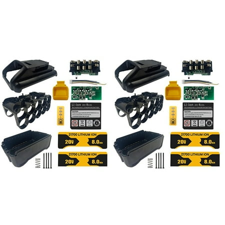 2Pcs 10X21700 - Battery Plastic Case PCB Charging Protection Circuit Board for 18V 20V with Sticker
2Pcs 10X21700 - Battery Plastic Case PCB Charging Protection Circuit Board for 18V 20V with Sticker