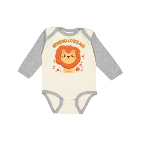 Inktastic Grandma Loves Me- cute lion Gift Baby Boy or Baby Girl Long Sleeve Bodysuit
Inktastic Grandma Loves Me- cute lion Gift Baby Boy or Baby Girl Long Sleeve Bodysuit