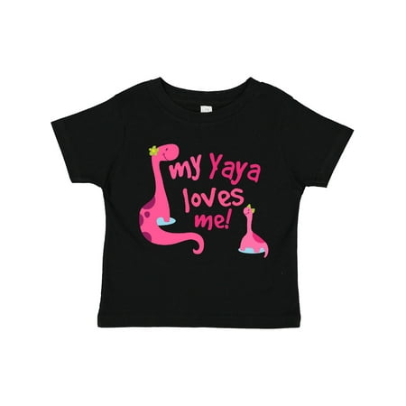 Inktastic My Yaya Loves Me Granddaughter Dinosaur Gift Toddler Toddler Girl T-Shirt
Inktastic My Yaya Loves Me Granddaughter Dinosaur Gift Toddler Toddler Girl T-Shirt