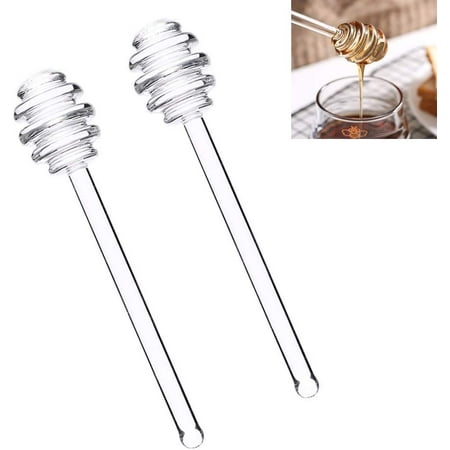 2Pcs 6 Inches Clear Glass Honey Dipper Sticks Stirring Sticks Server Honey Spoon for Honey Jar Dispense Drizzle Honey and Wedding Party Favors
2Pcs 6 Inches Clear Glass Honey Dipper Sticks Stirring Sticks Server Honey Spoon for Honey Jar Dispense Drizzle Honey and Wedding Party Favors