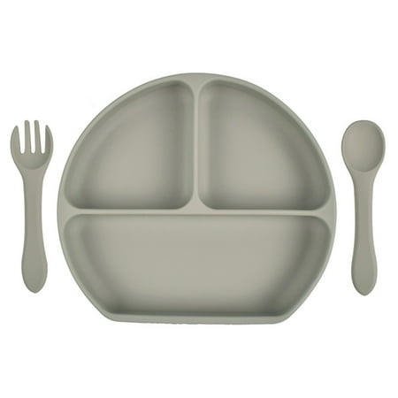 OOKWE Baby Silicone Dish Set Feeding Tableware for Baby Kitchenware Multi-Color Spoon Plate Fork Smile Face
OOKWE Baby Silicone Dish Set Feeding Tableware for Baby Kitchenware Multi-Color Spoon Plate Fork Smile Face