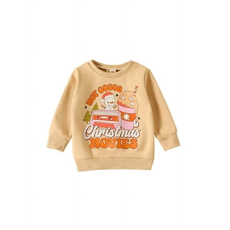 Bagilaanoe Toddler Baby Girl Boy Christmas Sweatshirt Long Sleeve Christmas Hat/Snowman Print Pullover 6M 12M 18M 24M 3T Kids Fall Loose Tee Tops
Bagilaanoe Toddler Baby Girl Boy Christmas Sweatshirt Long Sleeve Christmas Hat/Snowman Print Pullover 6M 12M 18M 24M 3T Kids Fall Loose Tee Tops