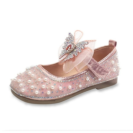 Lovebay Kids Girls Pearls Rhinestone Butterfly Dress Shoes Mary Jane Flat Shoes(5 Toddler-2 Little Kid)
Lovebay Kids Girls Pearls Rhinestone Butterfly Dress Shoes Mary Jane Flat Shoes(5 Toddler-2 Little Kid)