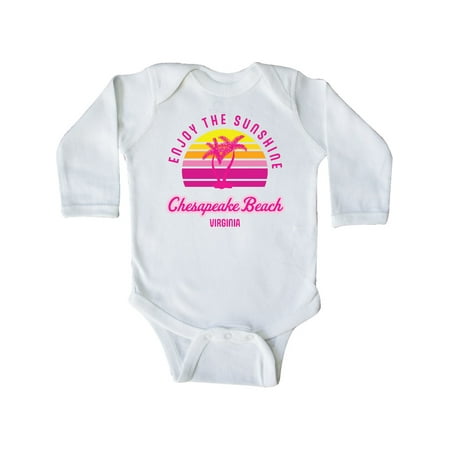 Inktastic Summer Enjoy the Sunshine Chesapeake Beach Virginia in Pink Gift Baby Boy or Baby Girl Long Sleeve Bodysuit
Inktastic Summer Enjoy the Sunshine Chesapeake Beach Virginia in Pink Gift Baby Boy or Baby Girl Long Sleeve Bodysuit