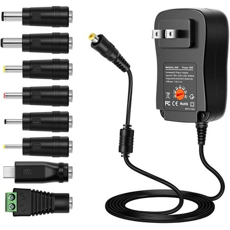 Multifunctional Adjustable Power Adapter Switching Power Supply 30W Household Electronic Adapter -US Plug
Multifunctional Adjustable Power Adapter Switching Power Supply 30W Household Electronic Adapter -US Plug