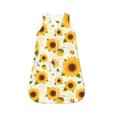 Fotbe European-style Pattern Sunflower A Pattern Sleep Sack - Baby Wearable Blanket with Zipper Extra Soft Cotton Sleeveless Sleeping Bag for Infants-Large
Fotbe European-style Pattern Sunflower A Pattern Sleep Sack - Baby Wearable Blanket with Zipper Extra Soft Cotton Sleeveless Sleeping Bag for Infants-Large