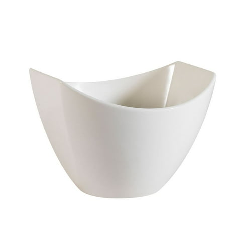 Studio Salad Bowl 10 Oz. 4-1/4 W X 4 L X 3 H Porcelain Bone White