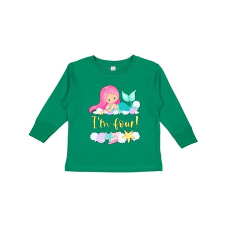 Inktastic I m 4 Mermaid with Pink Hair and Shells Gift Toddler Boy or Toddler Girl Long Sleeve T-Shirt
Inktastic I m 4 Mermaid with Pink Hair and Shells Gift Toddler Boy or Toddler Girl Long Sleeve T-Shirt