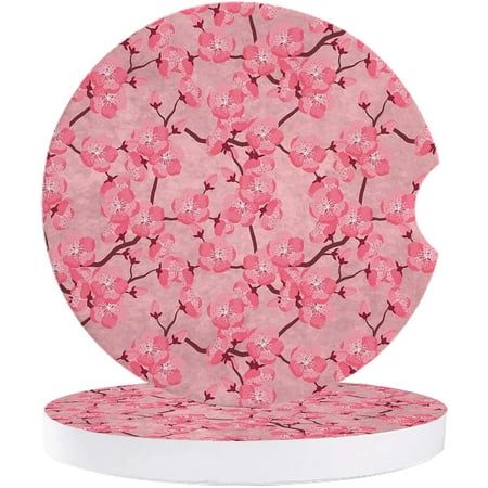 FMSHPON Pink Cherry Blossom Pattern Set of 6 Car Coaster for Drinks Absorbent Ceramic Stone Coasters Cup Mat with Cork Base for Home Kitchen Room Coffee Table Bar Decor
FMSHPON Pink Cherry Blossom Pattern Set of 6 Car Coaster for Drinks Absorbent Ceramic Stone Coasters Cup Mat with Cork Base for Home Kitchen Room Coffee Table Bar Decor