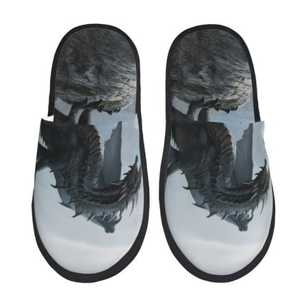 Tideii Valley Gray Dragon for Home Indoor Cotton Slippers Autumn and Winter EVA Plush Slippers Household Supplies Unisex-Large
Tideii Valley Gray Dragon for Home Indoor Cotton Slippers Autumn and Winter EVA Plush Slippers Household Supplies Unisex-Large