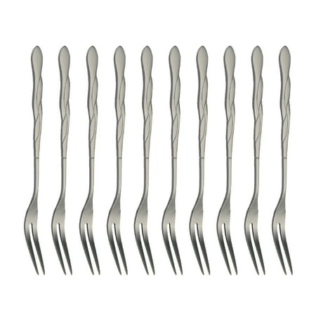 Frcolor Forks Fork Fruit Dessert Cake Picks Set Metal Mini Steel Stainless Appetizers Reusable Small 10 Utensil Kitchen Olive
Frcolor Forks Fork Fruit Dessert Cake Picks Set Metal Mini Steel Stainless Appetizers Reusable Small 10 Utensil Kitchen Olive