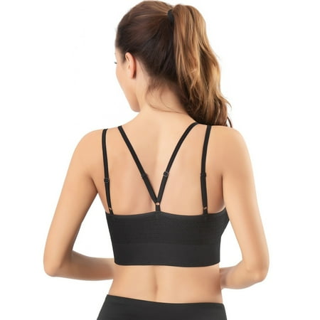 Spdoo Back Criss-Cross Sports Bras for Women Removable Padded Tank Crop Top Black 36
Spdoo Back Criss-Cross Sports Bras for Women Removable Padded Tank Crop Top Black 36