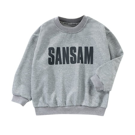 Kids Childrenen Toddler Baby Long Sleeve Letter Print Pullover Sweatshirt Tops Blouse Clothes Outfits
Kids Childrenen Toddler Baby Long Sleeve Letter Print Pullover Sweatshirt Tops Blouse Clothes Outfits
