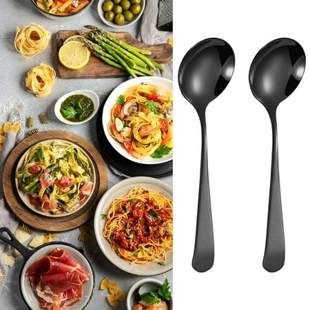 NAZISHW Clearance Round Spoon 304 Stainless Spoon Fork Household Cute Small Soup Spoon Thick Round Bottom Eating Spoon Christmas Lights
NAZISHW Clearance Round Spoon 304 Stainless Spoon Fork Household Cute Small Soup Spoon Thick Round Bottom Eating Spoon Christmas Lights