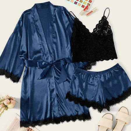 Miayilima Satin Silk Pajamas Women Nightdress Lingerie Robes Underwear Sleepwear
Miayilima Satin Silk Pajamas Women Nightdress Lingerie Robes Underwear Sleepwear